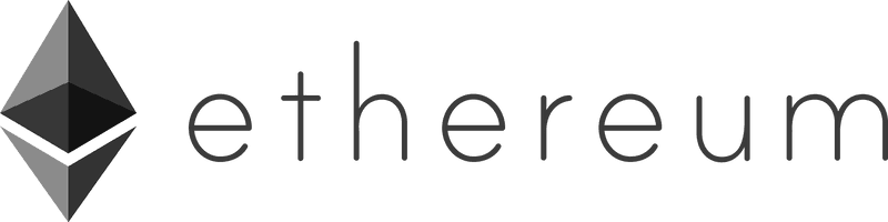 ETH logo landscape (gray)