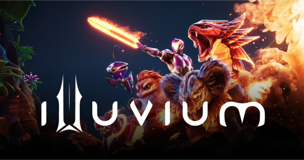 Illuvium application banner showing the main interface