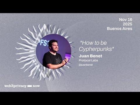 How to be cypherpunk