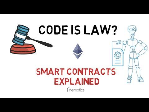 Code is law? Smart contracts explained