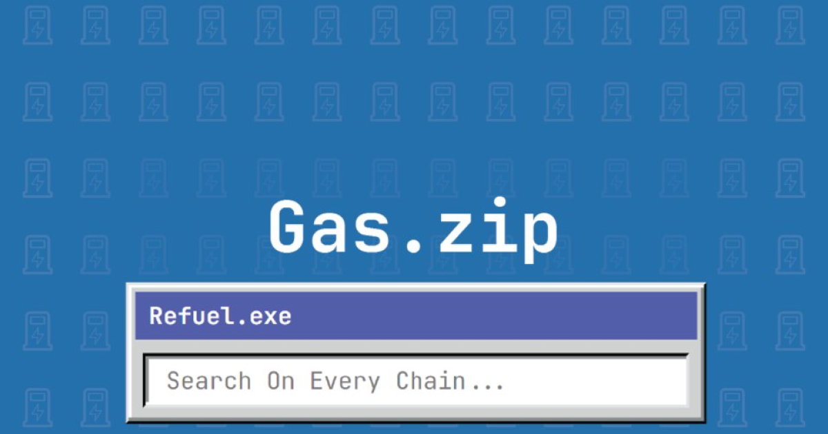 Gas.zip application banner showing the main interface